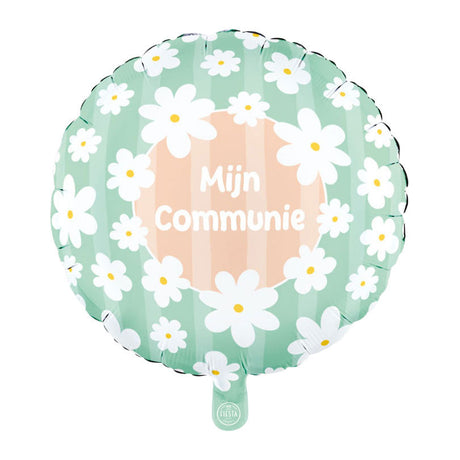 Globos Folienballon 18 Zoll rund um Gänseblümchen meine Kommunion