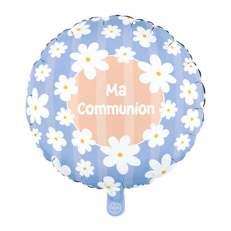 Globos Folienballon 18 Zoll rund Gänseblümchen ma Kommunion