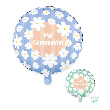 Globos Folienballon 18 Zoll rund Gänseblümchen ma Kommunion