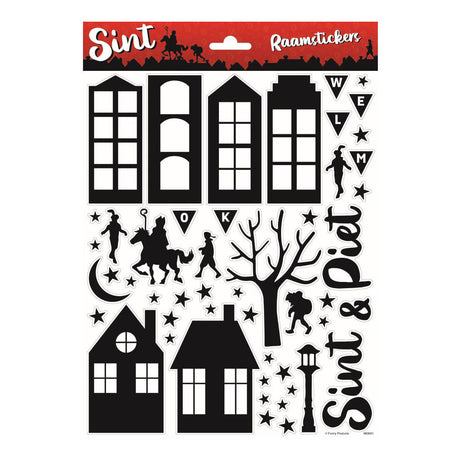 Sinterklaas A4 Fensteraufkleber | 10 Stück