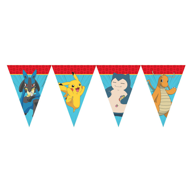 Globos Papierflaggenlinien-Pokémon