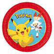 Globos Pappteller 23cm Next Generation Pokemon - 8 Stk.