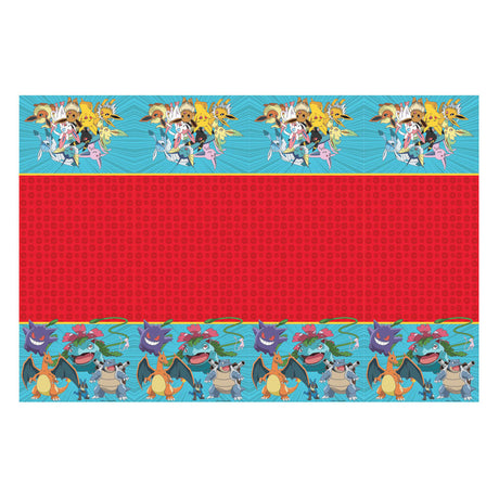Globos Papiertischdecke 120x180cm Pokémon