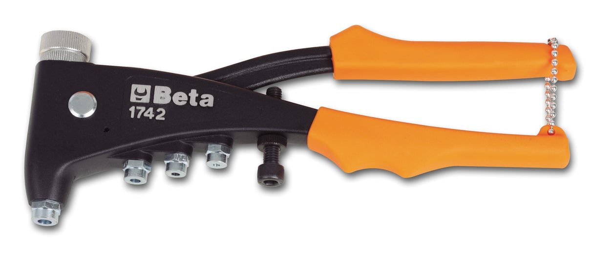 Beta Blindklink Tang Tools 1742 für Blindklink Nuts Inkl. Mundstücke exzurrente (1x M3+M4+M5+M6)