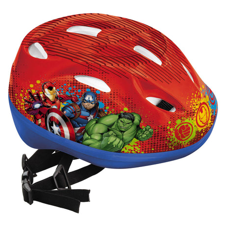 Mondo Kinderhelm Marvel Avengers Fahrradhelm 52-56cm verstellbar rot.