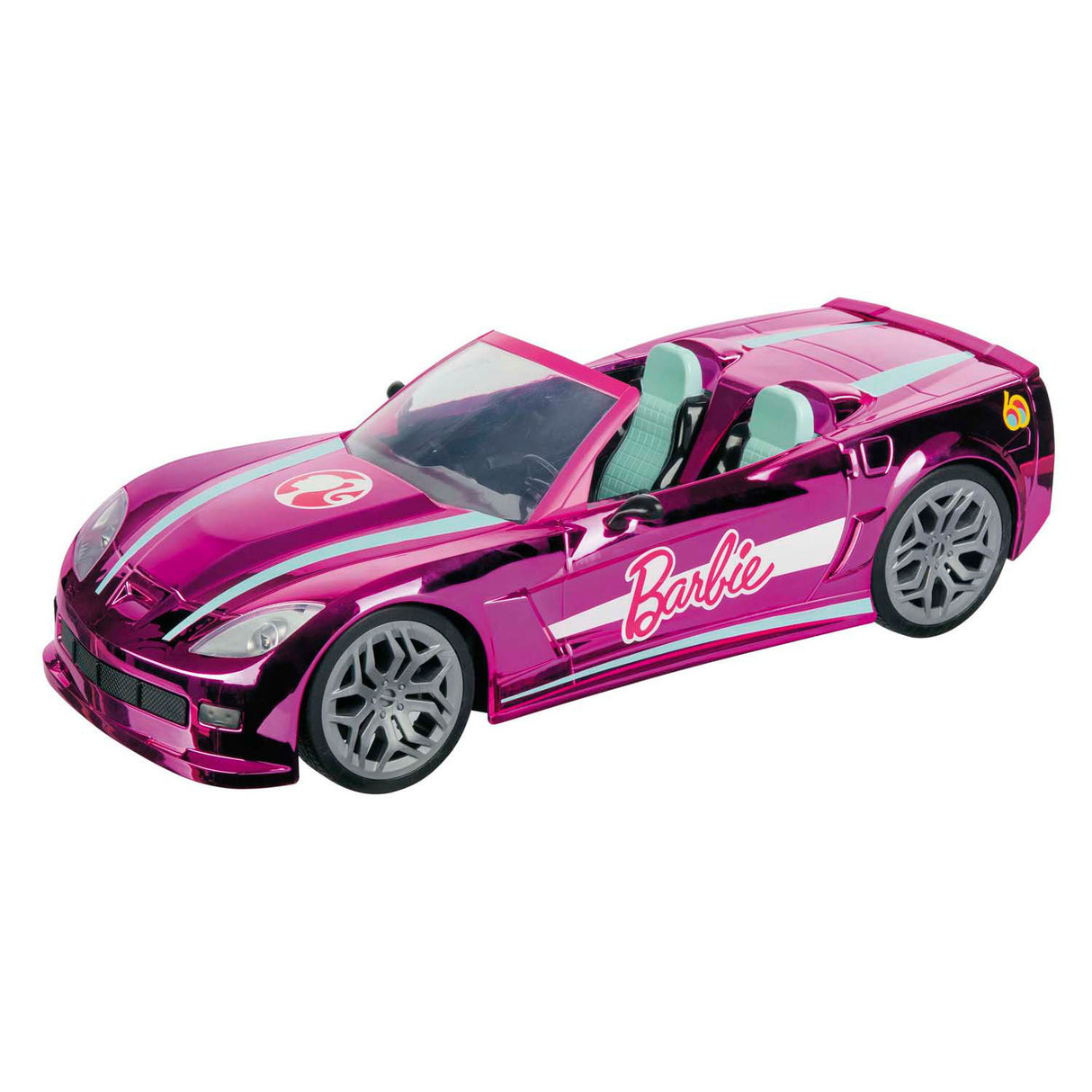 Mattel Barbie Mondo Motors ferngesteuertes Auto – verchromtes Rosa
