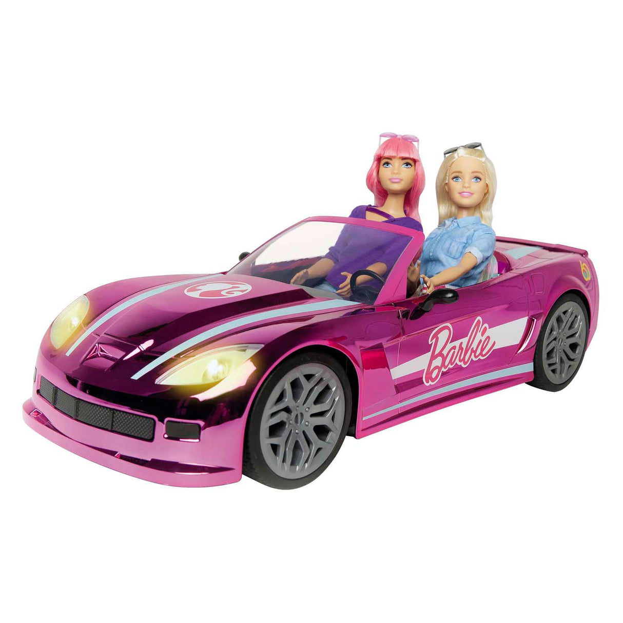 Mattel Barbie Mondo Motors ferngesteuertes Auto – verchromtes Rosa