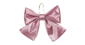 Pc. 1 fabric bow pink 22x19 cm