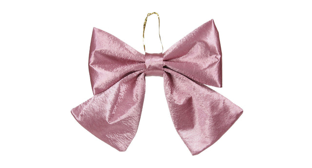Pc. 1 fabric bow pink 22x19 cm
