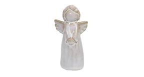 Pc. 1 porcelain angel white 11.5 cm