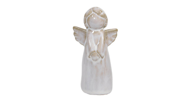 Pc. 1 porcelain angel white 11.5 cm