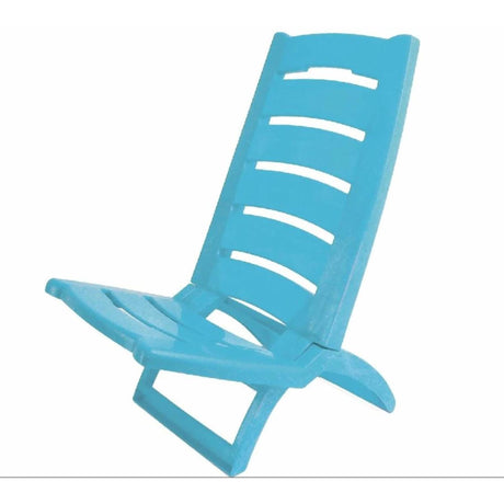 Adriatic Strandkorb Kunststoff klappbar 80x38cm blau