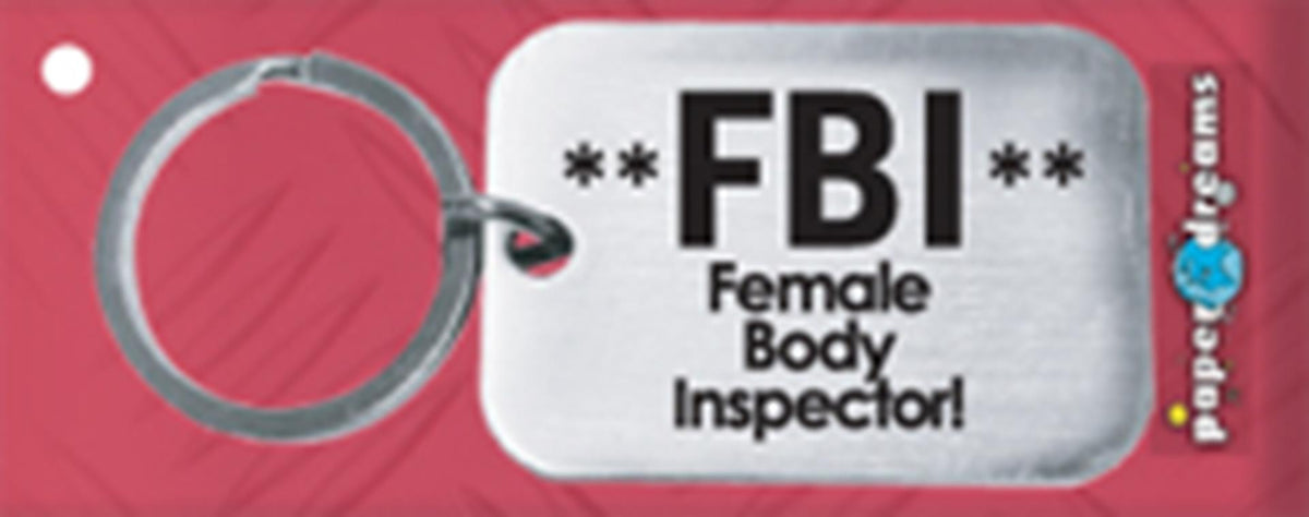 Paperdreams Schlüsselanhänger FBI Schlüsselanhänger FBI