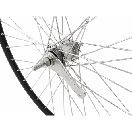 Shimano achterwiel 28 x 1 1 4 inch zac2000 met remnaaf - zwarte velg