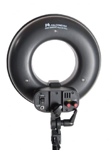 Zweifarbige LED-Ringlampe von Falcon Eyes, dimmbar DVR-300DVC auf 230 V