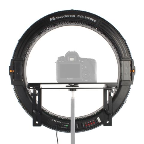 Falcon Eyes Bi-Color LED-Ringlampe DVR-512DVC auf 230 V