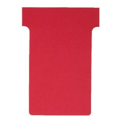T-Einsteckkarten Planungstafel Nobo-Karton rot