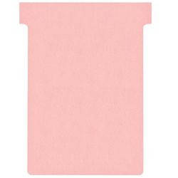 Nobo T-Einlegekarten Planungskarton 170g m2 92x15x120x80mm rosa