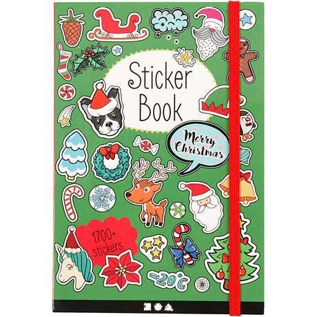 Creativ Company https: www.cchobby.nl Stickerbuch-Weihnachtsmotive-Größe-11-5x17-cm-ca-1700-Stück-76-Blatt-1-Stück