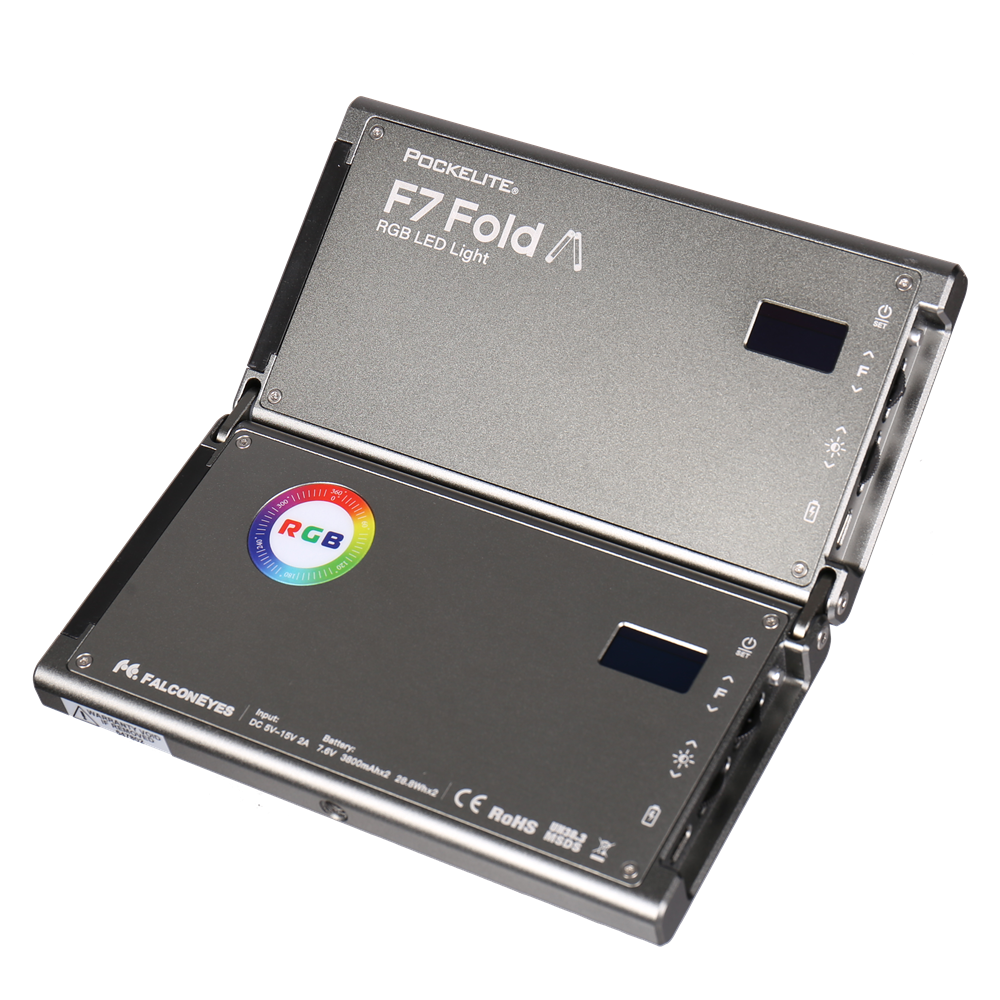 Falcon Eyes RGB-LED-Lampe Pockelite F7 Fold
