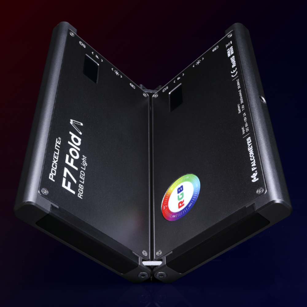 Falcon Eyes RGB-LED-Lampe Pockelite F7 Fold