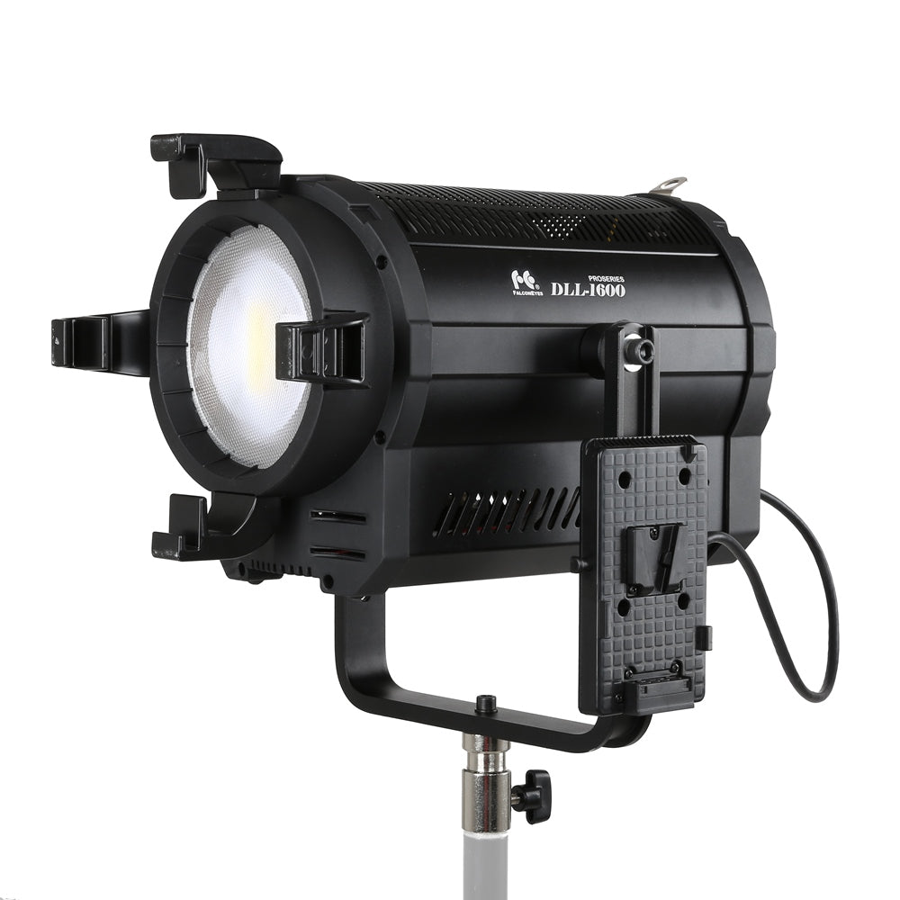 Falcon Eyes Bi-Color LED LED-Spot Lampe DLL-1600TDX auf 230 V oder Batterie