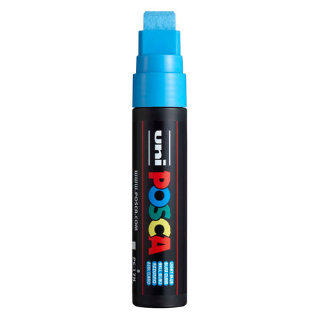 Uni Posca Lackmarker 17k Hellblau – Blockspitze 15mm