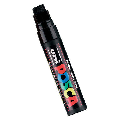 Uni Posca Lackmarker 17k schwarz – Blockspitze 15mm