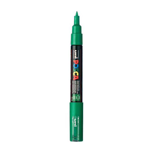 Uni Posca Farbmarker 1 mc dunkelgrün – konische Spitze – 1 mm