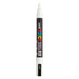 Uni Posca PC3M Acrylmarker weiß – runde Spitze bis 1,3 mm