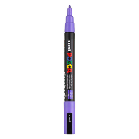 Uni Posca PC3M Acrylmarker lila – runde Spitze bis 1,3 mm