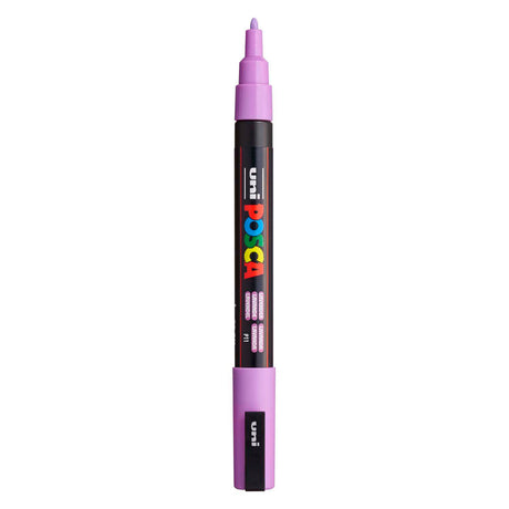 Uni posca pc3m acrylmarker lavendel - ronde punt tot 1,3 mm