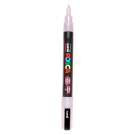 Uni Posca PC3M Farbmarker Glitter Pink – runde Spitze bis 1,3 mm