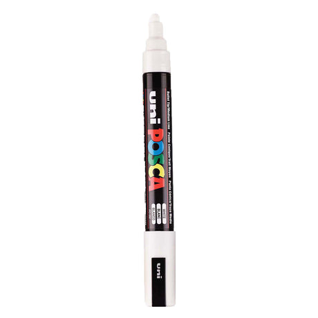 Uni Posca Lackmarker PC5m weiß – konische Spitze 2,5 mm