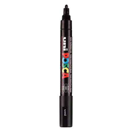 Uni Posca Lackmarker PC5m schwarz – konische Spitze 2,5 mm