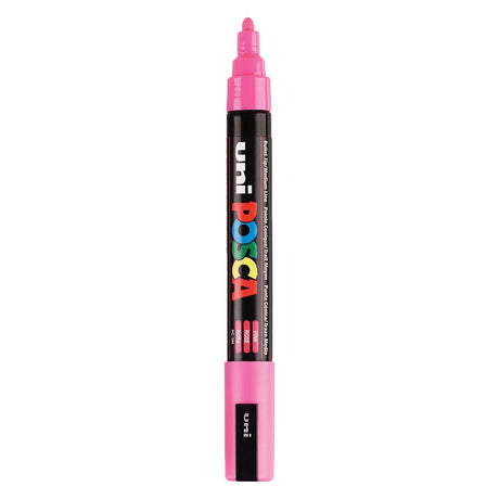 Uni-Posca Posca-Marker, Größe PC-5m, Strichbreite 2,5 mm, mittel, rosa, 1 Stück