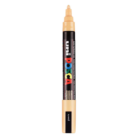 Uni-Posca Posca-Marker, Größe PC-5m, Strichbreite 2,5 mm, mittel, hellorange, 1 Stück