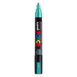 Uni Posca Lackmarker pc5m metallic grün – konische Spitze 2,5 mm