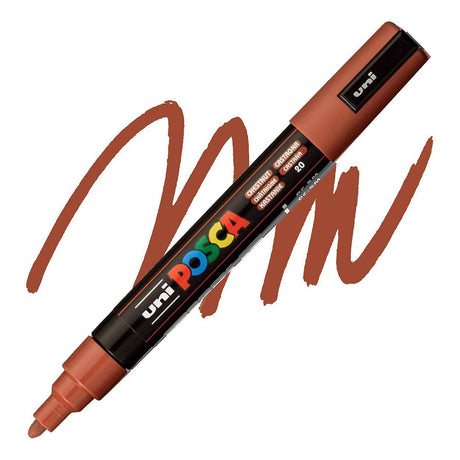 Uni Posca Farbmarker 5 m rund Kastanie