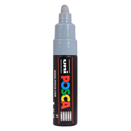 Uni Posca Farbmarker 7 m grau – konische Spitze 4,5 mm