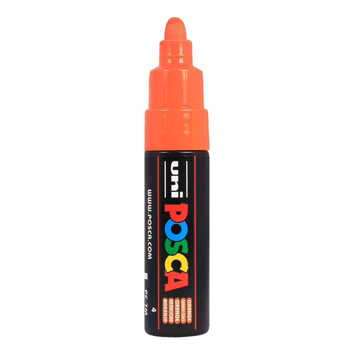 Uni Posca Farbmarker 7 m dunkelorange – konische Spitze 4,5 mm