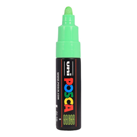 Uni posca verfmarker 7m lichtgroen - conische punt