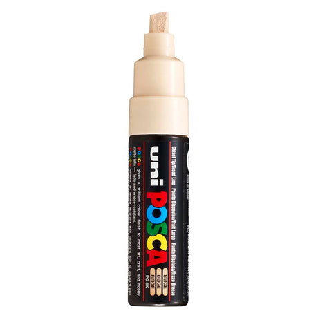Uni Posca Lackmarker 8k Beige – Keilspitze 8mm