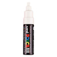 Uni Posca Lackmarker 8k weiß – Keilspitze 8 mm