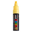 Uni Posca Farbmarker 8k strohgelb – Keilspitze 8 mm