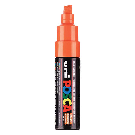 Uni-Posca Posca-Marker, Größe PC-8k, Strichstärke 8 mm, breit, orange, 1 Stück