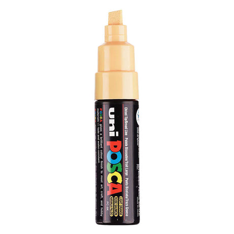 Uni Posca Farbmarker 8k Lachsrosa – Keilspitze 8 mm