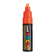 Uni Posca Farbmarker 8k Orange – Keilspitze 8 mm