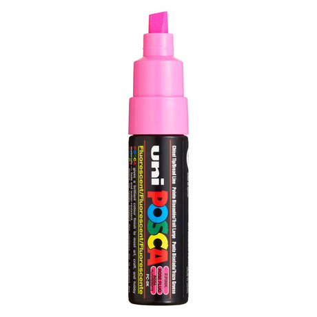 Uni-Posca Posca-Marker, Größe PC-8k, Strichstärke 8 mm, breit, Fluo Pink, 1 Stück