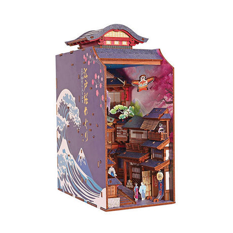Graine Creative Graine 3D-Szene Sakura Lane Book Nook Modellbausatz